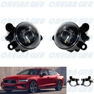 볼보 호환 S60 V60   1쌍 앞 범퍼 LED 안개등 램프 자동차 액세서리 31677939