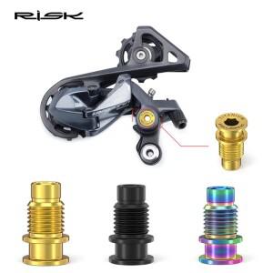 RISK 자전거 뒷 변속기 나사 티타늄 시프트 고정 도로 용 볼트 shimano 호환 Ultegra R8000