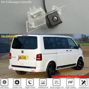 VW 폭스바겐 호환 T6 TransporterCaraveeMultivan 용 자동차 주차 카메라   후면보기 카메라번호판 램프