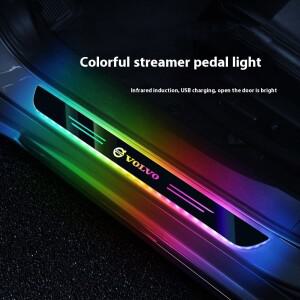 볼보 호환 XC40 C30 S40 S60 S80 S90 V40 V50 V70 차량용 텔레컨트롤 LED 웰컴 라이트 스레숄드 분위기등