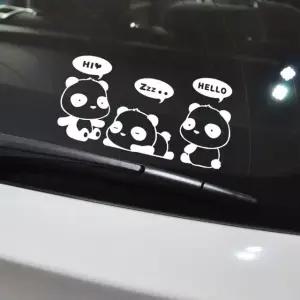 할인가 희망S 아기판다 차량용스티커 / 초보운전 (W8F6B73)