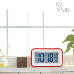 LED 라이트 탁상시계 알람시계 LED시계 무소음 (W8C6867)