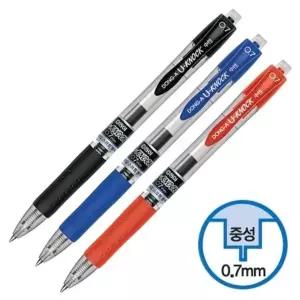 동아 유노크펜 0.7mm 12개 중성펜 MO 유성매직 리필심 볼펜 샤프 (W9184FA)
