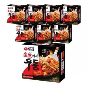 농심 생생야끼우동 화끈한맛 250g X 8개