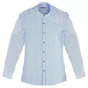 슬림 런던 스트라이프 차이나칼라 긴팔 셔츠_SV7130 (W00D596)