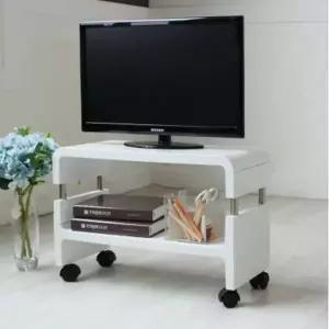 이동식 tv 거실장 티비 다이 테이블 수납장 500 화이트거실장 (W50C7A5)