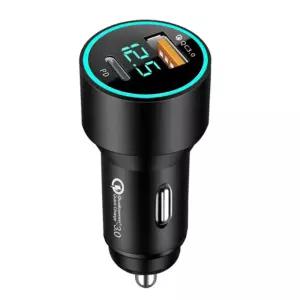 차량용 QC3.0 PD 고속충전 시거잭 S-1(블랙) 시가 시거 용기 휴대폰기 자동차소켓 멀티