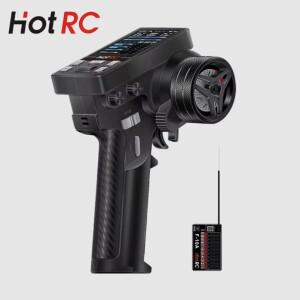 HotRC CT-10B 10채널 컬러 스크린 리모컨 2.4G 수신기 (등반 드리프트 자동차 선박 탱크 부품용)