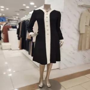 [미니멈]미니멈 글리터 라인 배색 플레어 원피스 MYDGWO9900