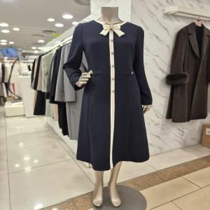 [미니멈]미니멈 트위드 리본배색 플레어원피스 M1AGWO1950