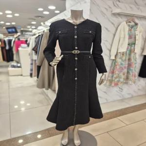 [미니멈]미니멈 트위드 머메이드 벨트 원피스 M1AAWO1200