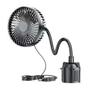 차량용 컵 홀더 거치 싱글 USB 선풍기 서큘레이터 냉용USB 360도 용써 용냉풍기 소형 용미니 용서 자동차