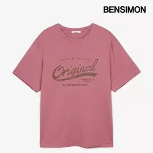 벤시몽 오리지널 로고 하프 슬리브 티셔츠 (BS5STS507RW)
