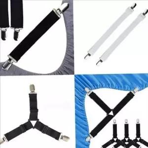 매트리스 침대 시트 고정 밴드 집게 이불 시트 고정 클립 WFNXMWO