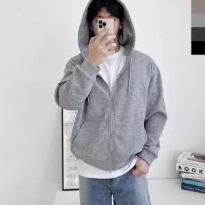 남성 커플 봄 가을 간절기 겨울 오버핏 투웨이 후드 집업 WFOEXH0