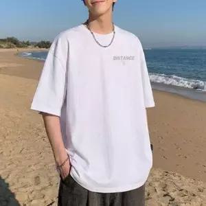 남성 부드러운 순면 220g 프린팅 기본 반팔티 1P 여름 데일리 티셔츠 WFOF5L6