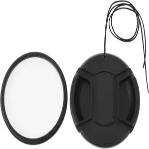 Bryny River 2Pcs 58mm 필터 렌즈 캡 커버 UV 어댑터 링 파나소닉 루믹스 S 호환됨