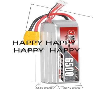 GNB 리튬폴리머 배터리 4S 6500mAh 120C RC 자동차 보트 헬리콥터 드론 FPV 부품 14.8V 22.2V 충전식