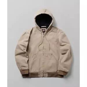 브랜드정품 DICKIES 캔버스 후드 봄버 자켓 재킷 Desert Sand 168958