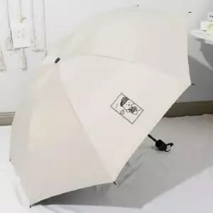 버튼 원터치 곰 디자인 UV 암막 양산 초경량 8살 살대 양우산 휴대폰 WFOF7NV