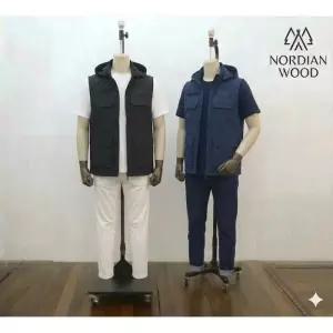 웨스트우드 남성 탈부착 조끼 WQ1MCVT601-D/GREY/T/BLUE (47339245)