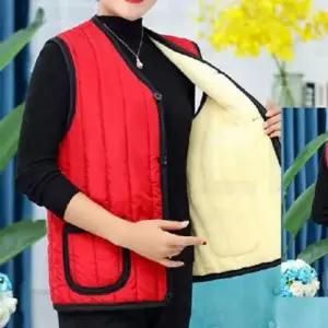 조끼상점 김장 누빔 엄마 여성 패딩조끼 조끼 기모 겨울 할머니 WFOEUD4