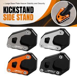 사이드 스탠드클립 KTM 390 어드벤처 2019 오토바이 CNC 스탠드 플레이트 확대기 확장 지원