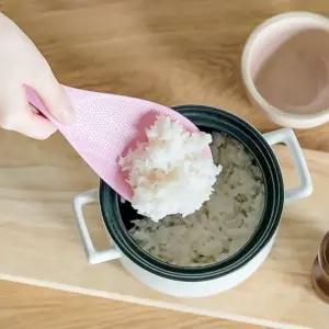 국산 스탠드 생분해 밥주걱 더블 엠보싱 세우는 주걱 주방조리도구 (W99AD67)