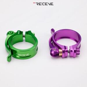 접이식 자전거 시트포스트 클램프 퀵 릴리스 41MM 티타늄 합금 액시스 새들 클로저 (Fnhon 알루미늄 프레임
