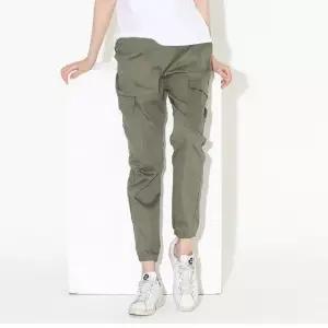 남녀 데일리 편한 린넨 카고 조거 밴딩 팬츠 바지 바지 건빵바지 편한바지 (WA68D23)