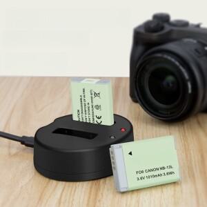 캐논 G7X II 3 SX720 HS 카메라 배터리용 NB-13L 1010mAh 고용량 교체