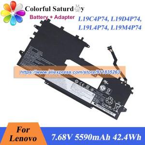 Lenovo ThinkPad X1 티타늄 요가 세대 노트북 7.68V 5590mAh 42.4Wh 용 새 원본 L19C4P74 배터리