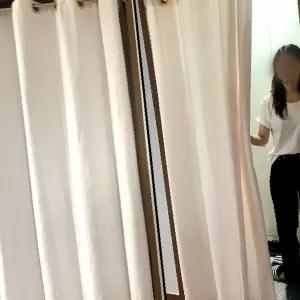 현관 방문 입구 공간 분리 가림막 커튼 아일렛 고리 원룸 거실 주방 칸막이