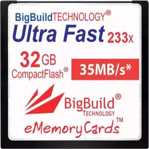 eMemoryCards 32GB 초고속 35MB/s CompactFlash 메모리 카드는 캐논 0D/20D/30D/40D/50D/D/D/5D/5Ds/7D