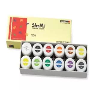 포스터칼라물감 포스터칼라 12색 미술용품 20ml 1개