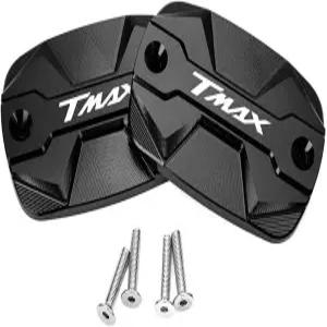 야마하 TMax 530용 500 560 SX DX TECH MAX 오토바이 브레이크 마스터 실린더 저장소 커버 블랙