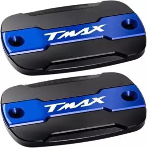 야마하 TMax 500 530 SX DX 560 테크 맥스 모터사이클 액세서리 프론트 브레이크 탱크 커버 파란색 세트