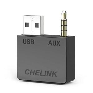 CHELINK 오디오 블루투스 송신기수신기 음악 스트리밍 사운드 시스템용 자동차 보조 어댑터 KIA 현대자동차 스테레오 호환 i7 XS Max