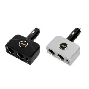 충전소켓 SF삼진 USB 다이렉트 2구소켓 - 블랙 시거잭 트윈소켓