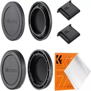 KF 컨셉 M4/3 마운트 리어 렌즈 캡 바디 커버 키트 Olyms EMX EM II III IV EPL9 EP7 파나소닉 GH5 G9 G95