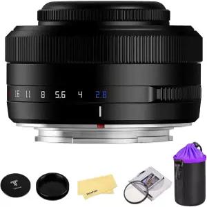 후지필름 XS0 XE4 XT0 X X2 XE블랙용 타티산 AF 27mm f28 APSC 프레임 렌즈 초소형 팬케이크