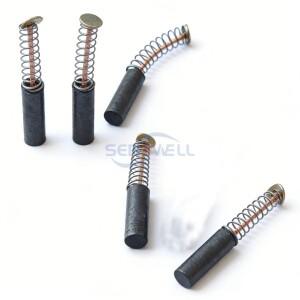 원형 원통형 모터 도구, 탄소 브러시 스프링 윅, 클러치 드릴링 머신용 전동 공구, 6x20mm, 6mm(OD) x 20mm