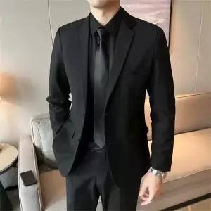 남성 트렌디 아이템 정장자켓 정장 코트 싱글 캐주얼 오피스룩 빅사이즈 들러리 HT1