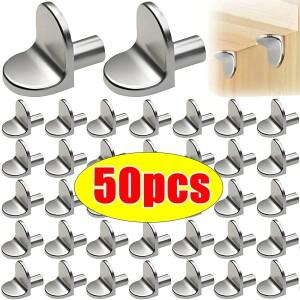 5010PCS 선반 지원 못 L 자형 옷장 고정 브래킷 책장 나무 유리 레이어 보드 가구 홀더