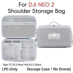 DJI NEO 2 드론용 어깨 보관 가방 하드 쉘 캐리 케이스 충격 방지 오거나이저 드론 리모컨 및 액세서리용