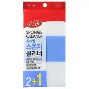 매직스펀지 롯데이라이프 우레탄 스펀지클리너 3매입