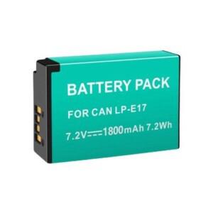 캐논 EOS RP 200D M3 T6i 키스 X8i 카메라용 LPE17 배터리 2개