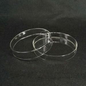 유리 재사용 가능 조직 페트리 배양 접시 플레이트 화학 실험실용 커버 포함 60mm