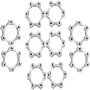 리드골 0PCS 6 볼트 플랜지 어댑터 44mm/48mm 자전거 프리휠 허브 액세서리용 브레이크 로터