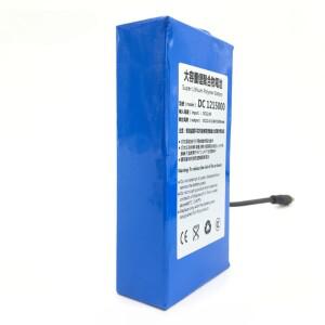 슈퍼 리튬 폴리머 배터리 15000mAh 12V 대용량 LED 라이트 박스 가로등 태양 광 스트립 충전식 팩
